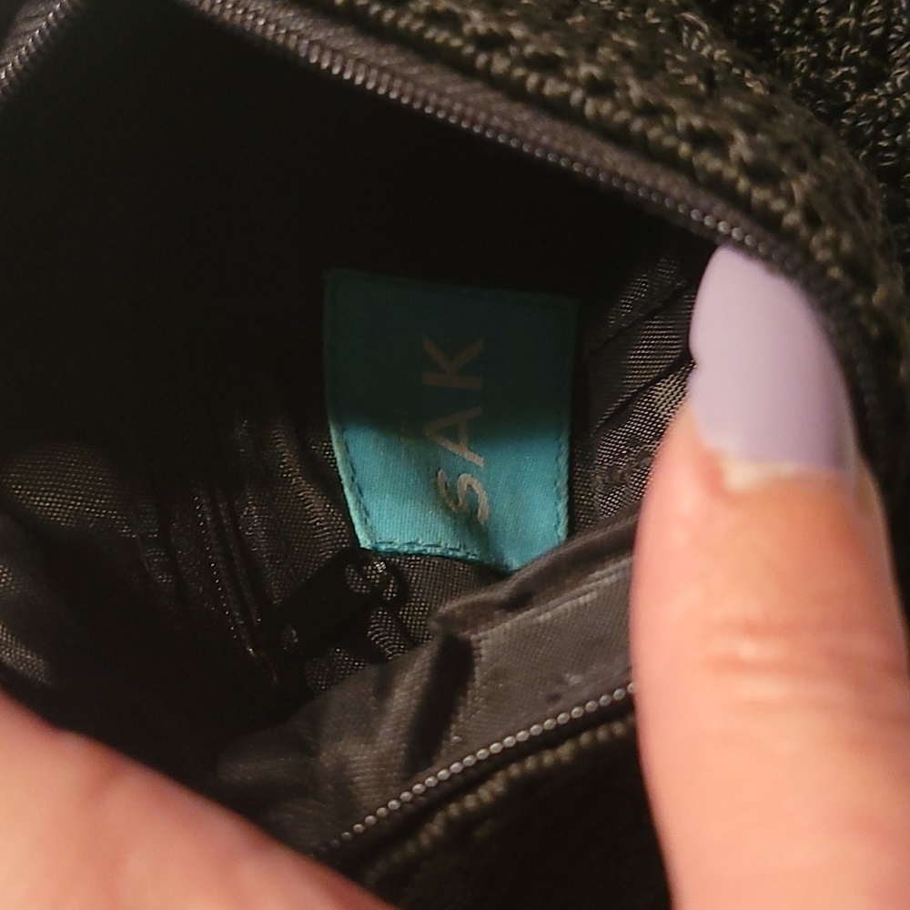 THE SAK Crochet Purse in Black - Picture 4 of 5